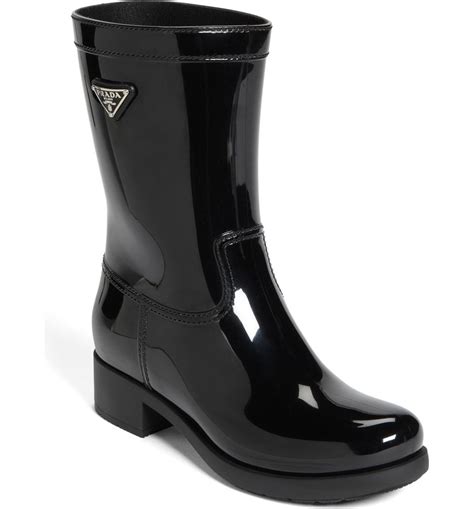 prada boots wholesale black rain boots|prada rain boots nordstrom.